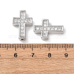 Латунь микропейв прозрачный кубический цирконий&nbsp;KK-Z142-11P