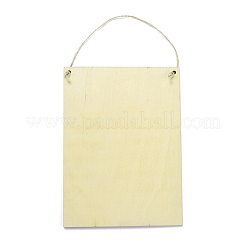 Доска плотности темы Ид деревянная настенная подвеска дверная табличка с орнаментом&nbsp;HJEW-C004-02E