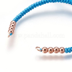 Fabrication de bracelets de perles tressées en nylon&nbsp;BJEW-F360-FRG06