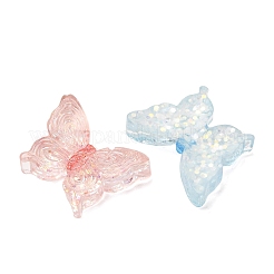 Transparente Cabochons aus Harz und Pailletten&nbsp;RE-CBA4416-04