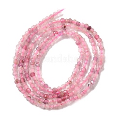 Natürliche pflaumenblüte turmalin perlen stränge&nbsp;X-G-C266-A01-2mm
