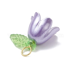 Акриловые бусины с пластиковыми бусинами-имитаторами жемчуга&nbsp;PALLOY-JF03825-02