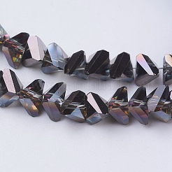 Стеклянные бусины с гальваническим покрытием &nbsp;EGLA-J145-6mm-HP02