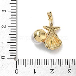 Pendentifs d'émail en laiton &nbsp;RB-CBA2CEF-01G-02