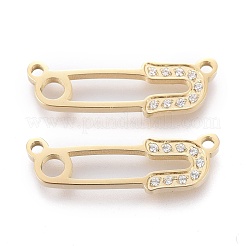 Подвески из хирургической нержавеющей стали 316 с микропаве из кубического циркония&nbsp;STAS-I164-026G