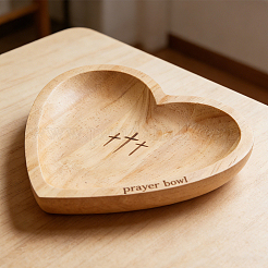 Bol à prières en bois (1 pièce)&nbsp;ODIS-CN0008-05