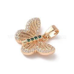 Латунные микро проложить кубического циркония подвески&nbsp;KK-D369-05G