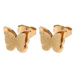 Серьги-гвоздики из нержавеющей стали 304&nbsp;EJEW-F393-02G