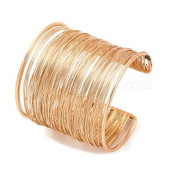 Железо манжеты браслеты&nbsp;BJEW-G741-05KCG