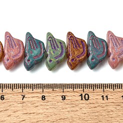 Fili di perline in vetro stampato&nbsp;GLAA-Z021-19A