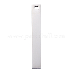 Pendentifs gravés sur quatre côtés en acier inoxydable 304 résistant au ternissement&nbsp;STAS-I140-30A-S