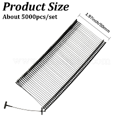 5000 pz. di dispositivi di fissaggio per etichettatura dei prezzi in PP&nbsp;DIY-GF0014-42B-02