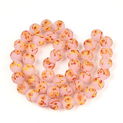 Бусы лэмпворк ручной работы&nbsp;LAMP-N028-05B