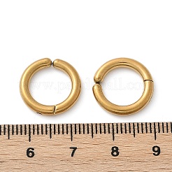 201 orecchini a polsino in acciaio inossidabile&nbsp;EJEW-C131-01B-G
