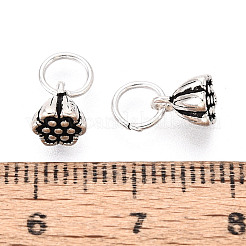 925 подвеска из стерлингового серебра в виде стручка лотоса.&nbsp;STER-T009-02AS