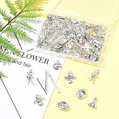 70 шт. 7 стиля подвески из сплава в тибетском стиле с посланиями&nbsp;TIBEP-FS0001-36