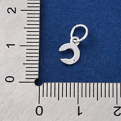 925 Buchstabenanhänger aus Sterlingsilber.&nbsp;LS-STER-C012-01S-C