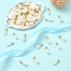 50 шт. подвески из глянцевого пластика ABS с имитацией жемчуга&nbsp;FIND-YW0009-07