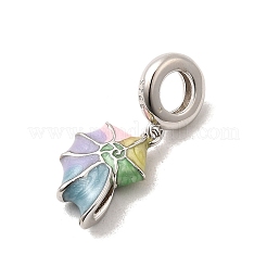 925 европейский подвесной брелок из стерлингового серебра&nbsp;STER-Z013-02P-01