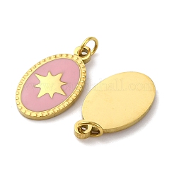 Подвески из нержавеющей стали 304 с эмалью&nbsp;STAS-U061-23G-01