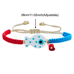 Браслеты из фарфоровых бусин в богемном стиле с подвесками&nbsp;OU3327