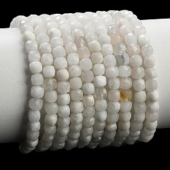 Brins de perles de pierre de lune arc-en-ciel naturel&nbsp;GG-CBAB953-A02-4mm