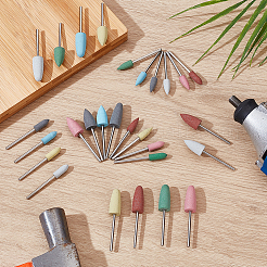 28 шт. многофункциональные полировальные насадки из силикона и сплава&nbsp;TOOL-WH0052-65