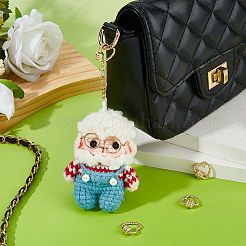 4 шт. латунные подвески-замки с винтовым карабином&nbsp;KK-DC0004-91