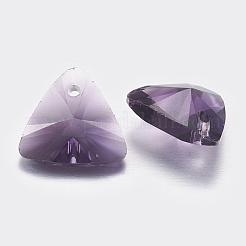 Breloques de strass en verre à facettes&nbsp;RGLA-F050-A-204