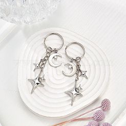 Брелок из сплава звезд и луны&nbsp;KEYC-SW00014-04