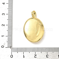 Латунные подвески с микропаве из прозрачного кубического циркония&nbsp;X-KK-F905-03G