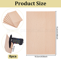 Tablero de madera rectangular&nbsp;FIND-WH0141-067A