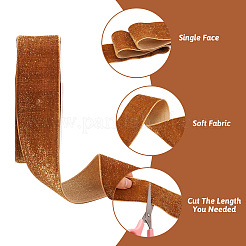 Односторонняя блестящая бархатная лента длиной 9 м.&nbsp;OCOR-TAC0034-05C