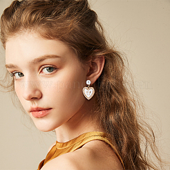 Boucles d'oreilles à tige en acier inoxydable 304&nbsp;EJEW-SP0001-17K