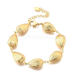 Браслеты из нержавеющей стали 304 для женщин&nbsp;BJEW-P354-04A-G