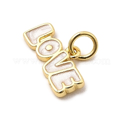 Charms smalto ottone&nbsp;KK-A268-10G-01