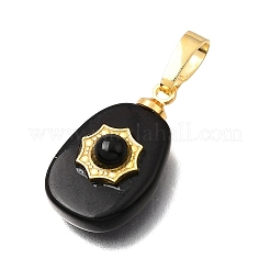 Natürlichen Obsidian Anhänger&nbsp;G-T151-03E