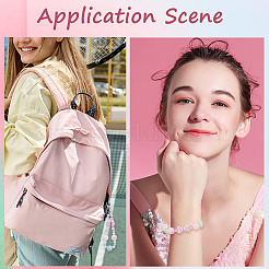 48шт 12 стиля УФ-покрытие непрозрачные акриловые бусины&nbsp;OACR-SC0002-20