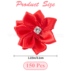 Полиэстер стразы цветок для украшения аппликации своими руками свадьба&nbsp;FIND-WH20001-76B