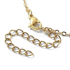 Colliers à pendentif en laiton à feuilles creuses&nbsp;NJEW-TA00135