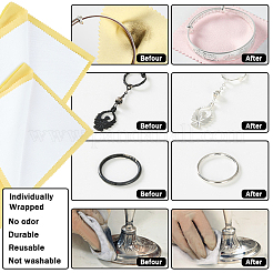 2шт 2 стиля 4 слоя салфетки для полировки серебра&nbsp;TOOL-BBC0001-04C