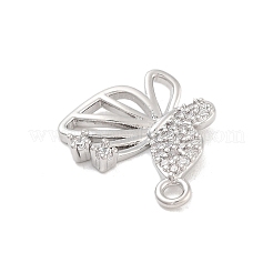 Подвески из латуни с прозрачным фианитом&nbsp;LS-KK-Z061-08P-01