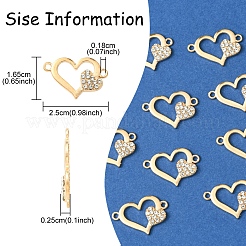 10 шт. сплав кристаллов стразов звенья/соединители&nbsp;ALRI-FS0001-03G