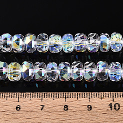 Стеклянные бусины с гальваническим покрытием &nbsp;EGLA-T021-20A