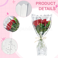 100 шт. пластиковая упаковка для цветочных букетов из opp&nbsp;AJEW-AR0005-02