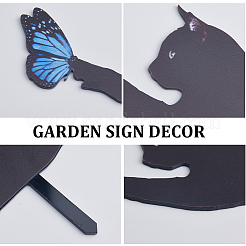 Palo da giardino in acrilico con motivo a doppia faccia&nbsp;AJEW-WH0348-02C