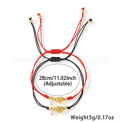 Латунные бисерные плетеные браслеты из бисера&nbsp;XB9584-2