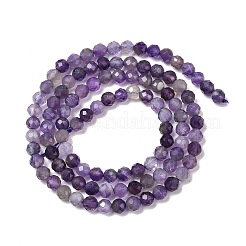Природный аметист нитей бисера&nbsp;X-G-A252-A03-01