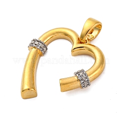 Латунные микро проложить кубического циркония подвески&nbsp;KK-V009-17G