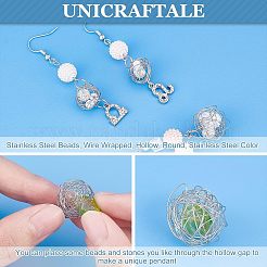 50 pz 5 perline in acciaio inossidabile 304&nbsp;STAS-UN0034-75